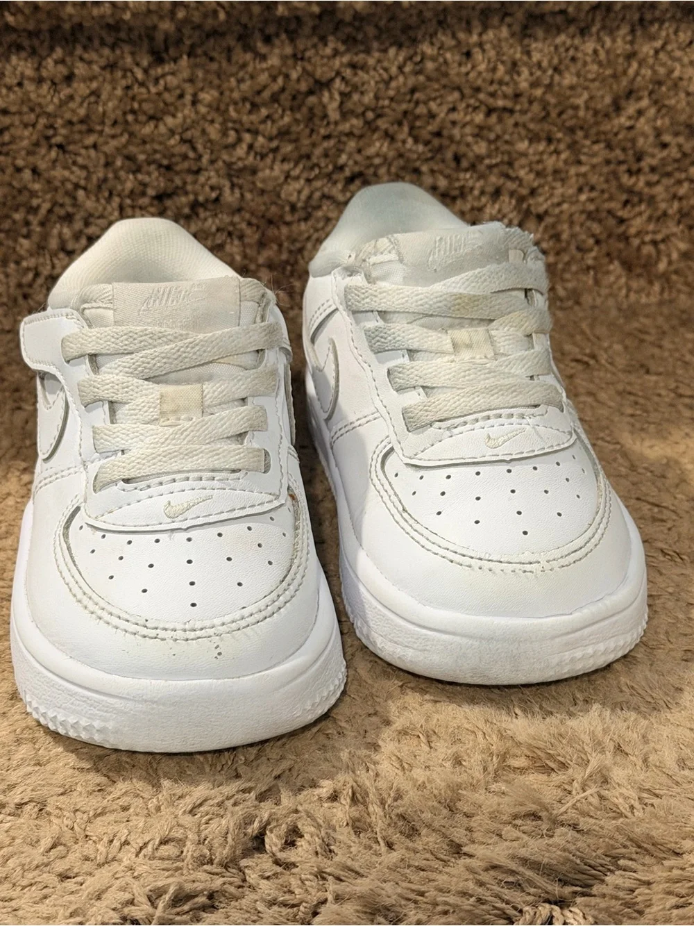 Nike Force 1 Low EasyOn Baby/Toddler Shoes (FN0236-111) (White) 6C